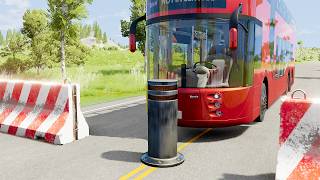 Download lagu Mobil vs Bollard #19 - BeamNG Drive mp3