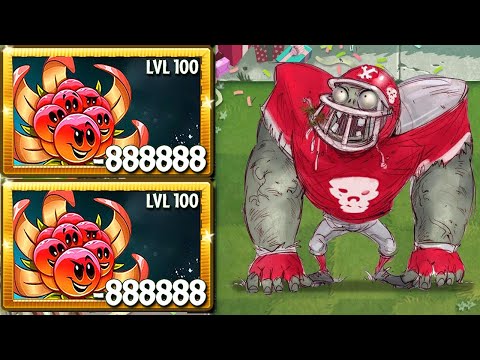 100 BOOM BERRY & All Plants vs 100 All-star Zombie - Who Will Win? - PvZ 2 Challenge
