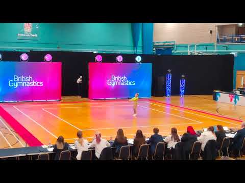 Sofia Reis British Individual 2022 Aerobic Gymnastics