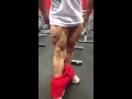 Ziegler Flexing Legs Post Workout