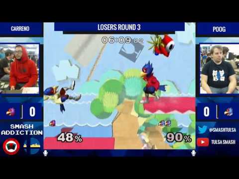 Smash Addiction 59 - Carreno (Falco) vs Poog (Falco) - Singles Losers Round 3