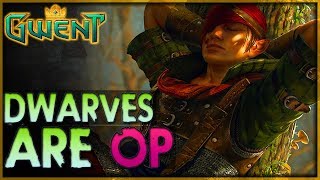 [Gwent] The Archtype that BROKE Gwent -  OP ST Dwarves Dorf Deck Guide Gameplay