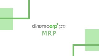 MRP Örnek 1 I Tek Ürünlü Başlangıç Seviye MRP