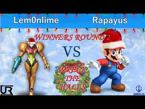Wreck The Halls  WINNERS ROUND 2 - Lem0nlime (Samus) vs Rapayus (Mario)