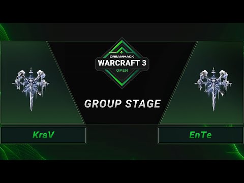 WC3 - KraV vs. EnTe - Groupstage - DreamHack WarCraft 3 Open: Fall 2021 - Europe