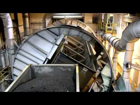 unloading coal train.MOV