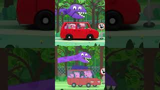 Tales VS Toys: DINOSAUR Safari 🦕🌴 #PeppaPig #Shorts #toys #toyplay