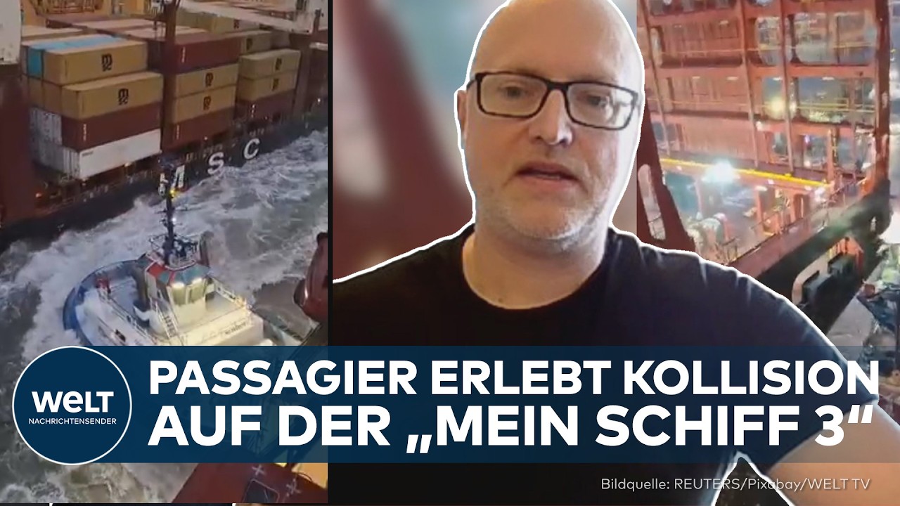 BREMERHAVEN: „Plötzlich hat es laut gekracht!" –"MEIN SCHIFF 3" rammt zwei Containerschiffe!