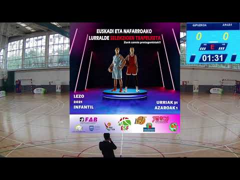 🏀 GIPUZKOA - ARABA INFANTIL Emakumezkoak - Femenino | EUSKNAF 2021 🏀