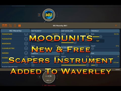 MOODUNITS - New & FREE Scapers Instrument - Beautiful Ambient Textures - iPad Demo