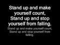 Yashin - Stand up lyrics 