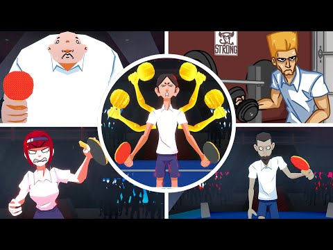 King of Ping Pong: MEGAMIX - All Bosses & Ending