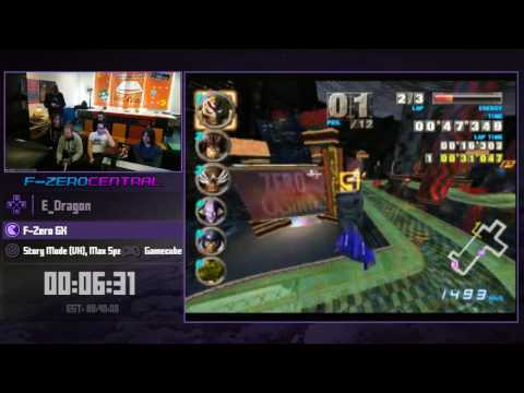 FZC Marathon 2016 - F-Zero GX Story Mode Very Hard Max Speed by E_Dragon