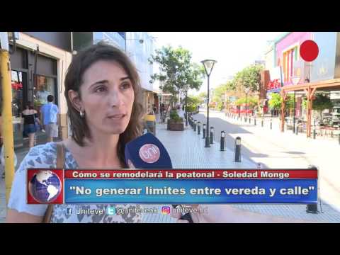 Remodelaciones en la peatonal.