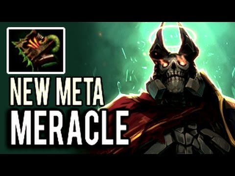 Killer Wraith King is BACK! 7.02 NEW META Skeleton with Necronomicon by Meracle What A Game! Dota 2
