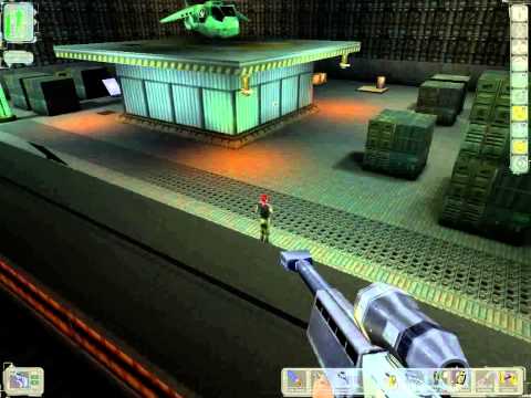 Deus Ex Walkthrough Part 23 Brooklyn Naval Shipyard (Scuttling the freighter)