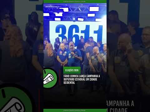 Fábio Correa lança campanha a deputado estadual em Cidade Ocidental #Shorts