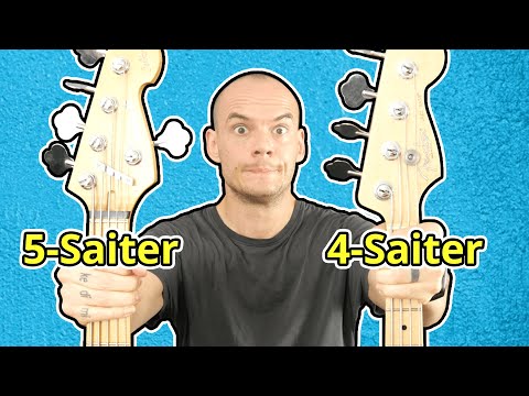5-Saiter Riffs AUF DEM 4-SAITER spielen - Drop D Tuning E-Bass Tutorial