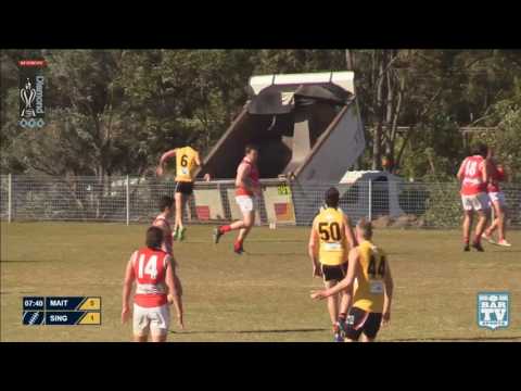 2017 BDAFL Black Diamond Plate Round 17 - Maitland Saints V Singleton Roosters