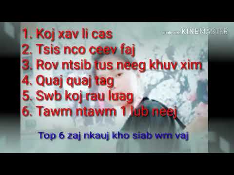 Wm vaj. Top 6 zaj nkauj kho siab zoo mloog