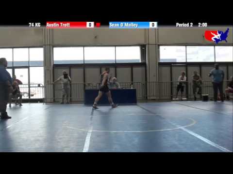 Austin Trott vs. Sean O`Malley at 2013 Junior Nationals - FILA - GR