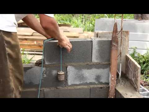 Construção CASA VERDE - 09 - Muro