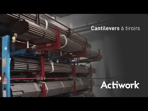 Cantilever rayonnage à tiroirs manuel