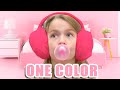 Living ALONE In ONE Color For 24 Hours