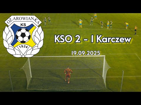 Skrót meczu KSO - Mazur Karczew 19.09.2025