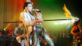 Adam Lambert - Crawl Thru Fire beveztő + magyar szöveg [The Zodiac Show fellépés, 2008]