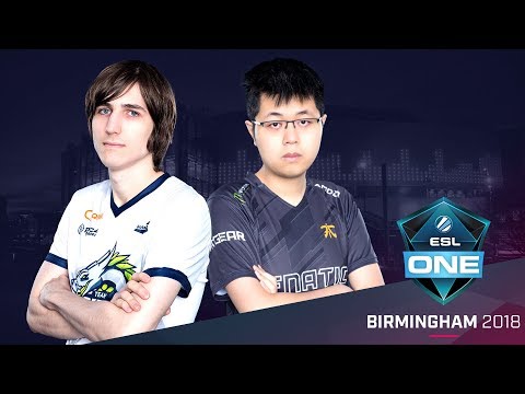 Dota 2 - Fnatic vs Team Spirit - Game 2 - Group A Decider Match - ESL One Birmingham 2018 Day 2