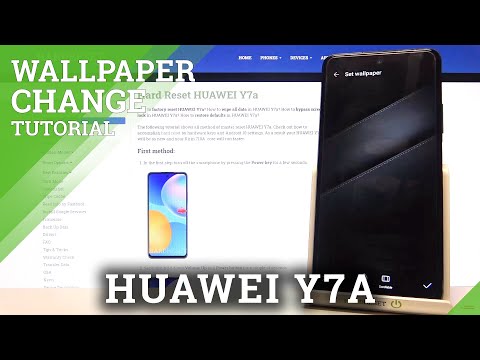 All Avaliable Wallpapers on HUAWEI Y7A – Set Up Wallpaper
