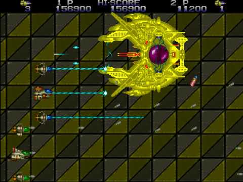 Zero Wing arcade 2 player 60fps