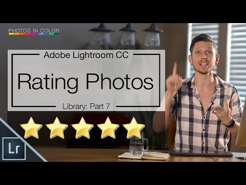 Lightroom 6 tutorial - Lightroom organisation with Stars flags and color rating Video