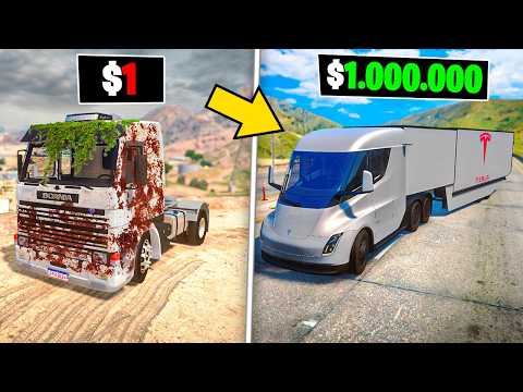 From a $1 truck to a $1,000,000 truck in GTA 5!