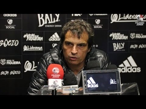 Coletiva Milton Cruz - Figueirense 0 x 2 Ponte Preta - Série B - 30/06/2018