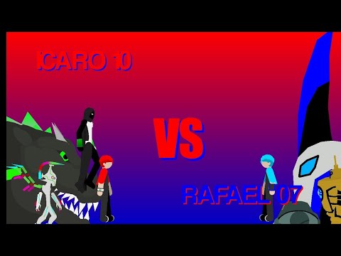 Icaro 10 VS Rafael 07|PT:2/2|Stick Nodes Pro|Ben 10 #animação #ben10 #sticknodespro #sticknodes