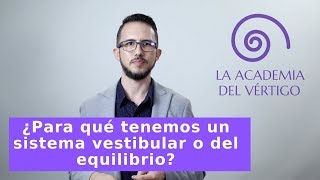 ¿Para qué sirve tener un sistema vestibular o del equilibro?