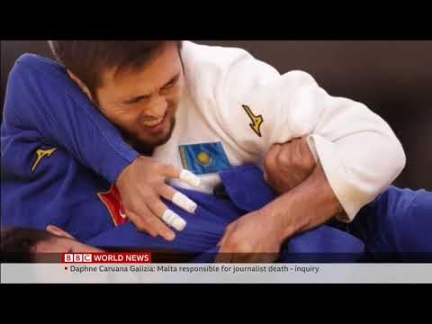 Kazakhstan Olympic Committee Secretary General Andrey Kryukov on BBC World News 29 July from Tokyo