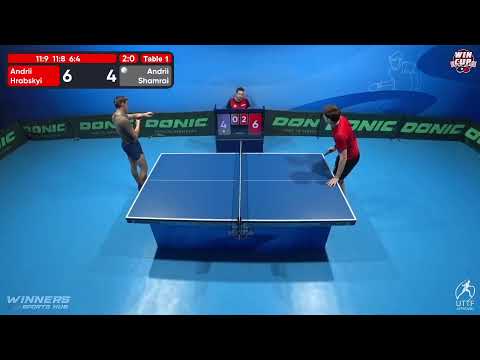 15:30 Andrii Hrabskyi 3-0 Andrii Shamrai West 3 WIN CUP 05.12.2022 | TABLE TENNIS WINCUP