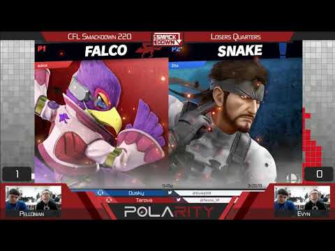 CFL Smackdown Ultimate 220 - Evyn (Snake) vs Pellonian (Falco) - Losers Quarters