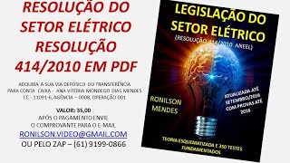 AULA 1-  RESOLUÇÃO 414/2010  - CELESC/2019 -  PROF. RONILSON