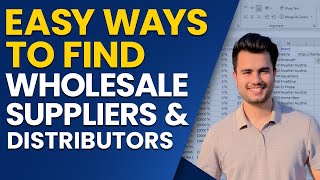 Easy ways to find FBA Wholesale Suppliers & Distributors | Step by Step in Urdu