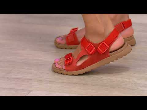 Acorn Everywhere Suede Sport Sandals - Blake on QVC