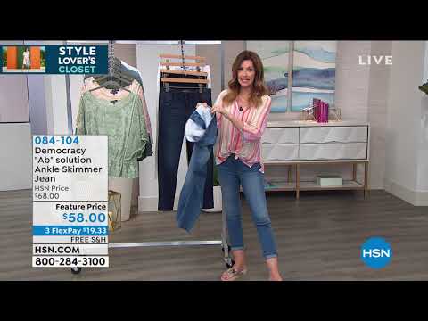 Democracy "Ab" solution Ankle Skimmer Jean