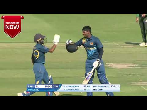 SINETH JAYAWARDENA Brilliant 100 Against Bangladesh Under 19s - SlU19vsBan19s - 2023Cricket