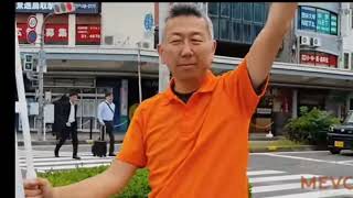 参政党鳥取第一支部　鳥取駅　花時計前で7:30〜辻立ちしました。