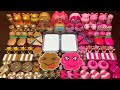 GOLD VS PINK ASMR SLIME Mixing Random Things Into GLOSSY Slime Satisfying Slime Videos 1620