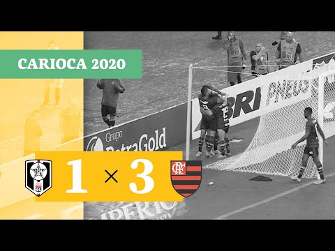 RESENDE 1 X 3 FLAMENGO - GOLS - 03/02 - CAMPEONATO CARIOCA 2020