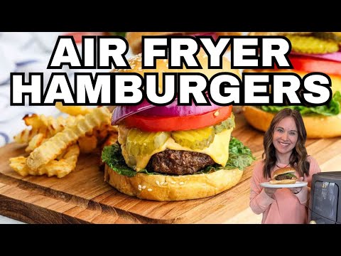 Juicy Air Fryer Hamburgers – So Easy!